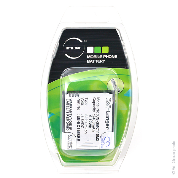 Blister(s) x 1 Batterie téléphone portable pour Samsung 3.8V 2000mAh