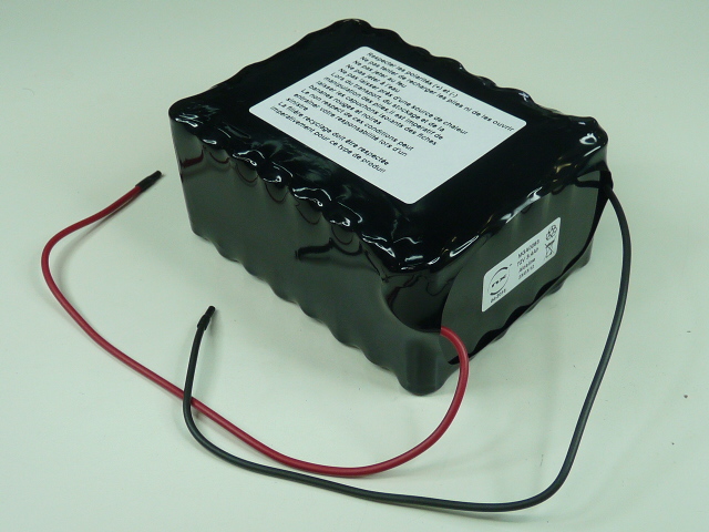 Pack(s) Batterie alcaline 48x AA NX 48S1P ST2 72V 3.4Ah Fils