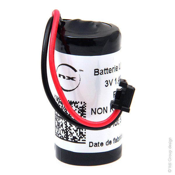 Pile(s) Batterie automate 1x CR123 1S1P ST1 3V 1500mAh FC