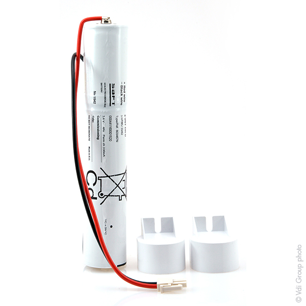 Pack(s) Batterie eclairage secours 3 VNT DH U 3.6V 4Ah
