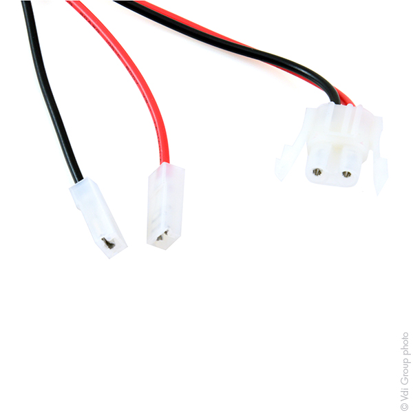 Batterie(s) Batterie eclairage secours 5xD ST4 + support + AMP 6V 4Ah
