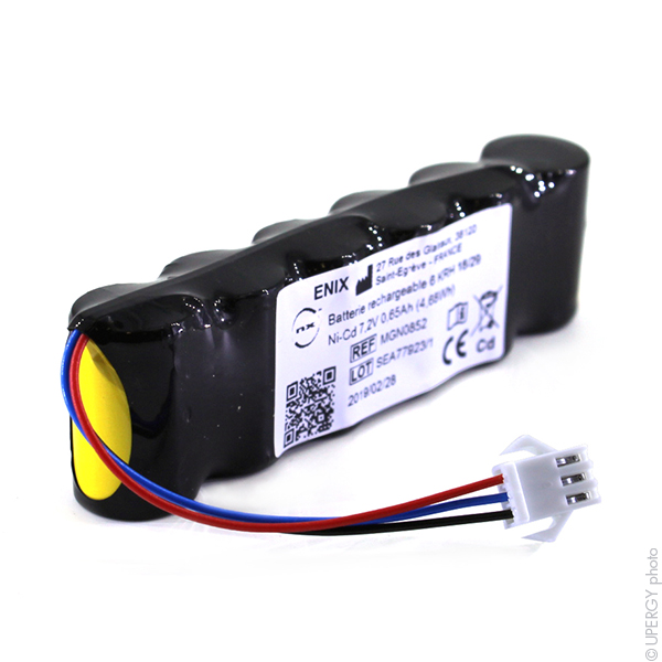 Pack(s) Batterie médicale rechargeable 6x 2/3A 6S1P ST1 F70 7.2V 0.65Ah JST