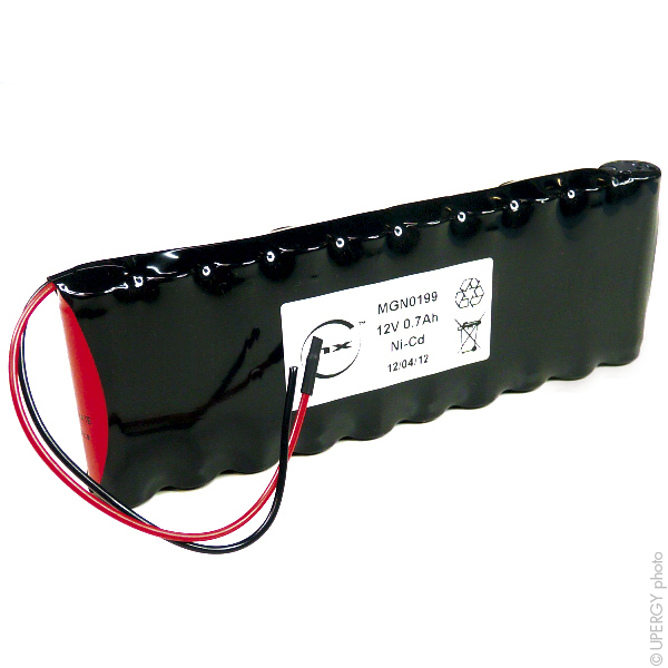 Pack(s) Batterie Nicd 10x AA 10S1P ST1 12V 700mAh F110