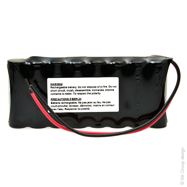 Pack(s) Batterie Nicd 8x AA 8S1P ST1 9.6V 700mAh F150