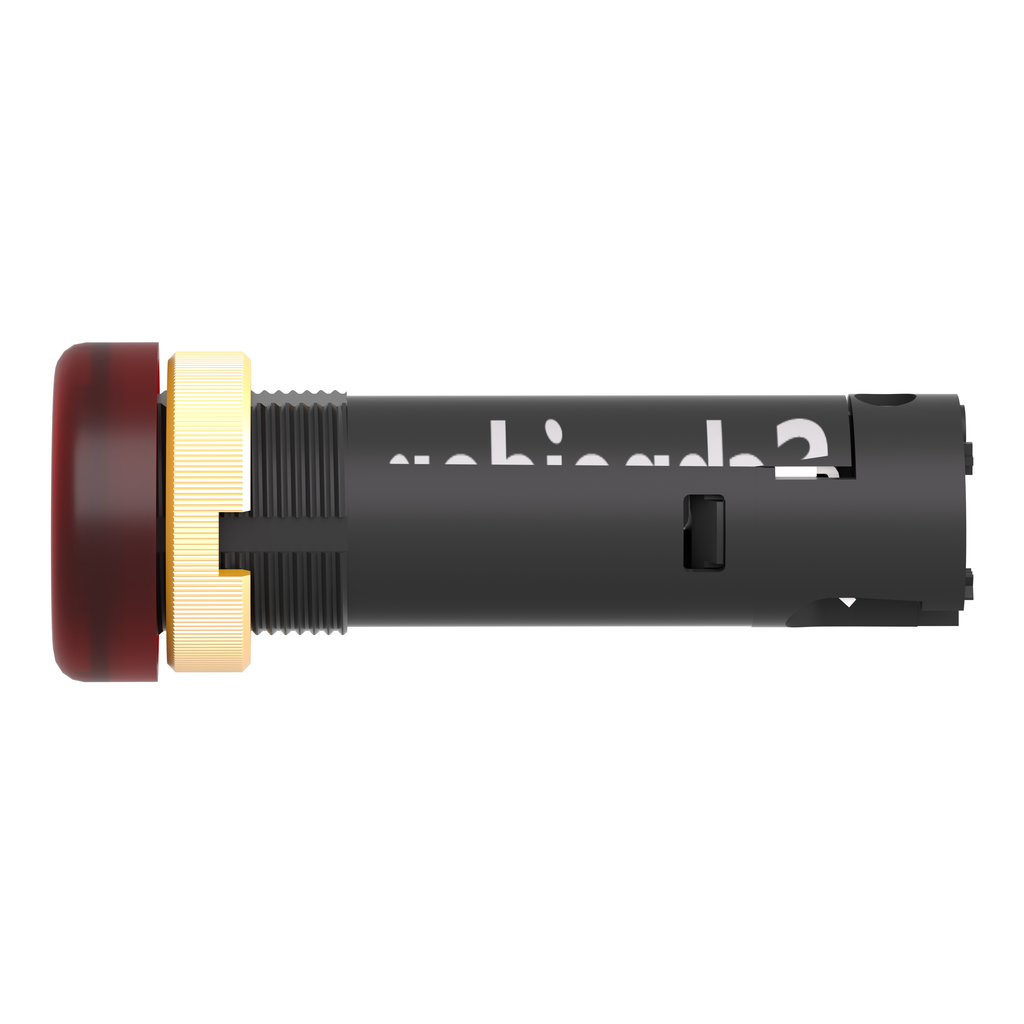 Harmony XVLA - voyant rond Ø12 - IP40 - rouge - DEL intégrée - 24V - bornes