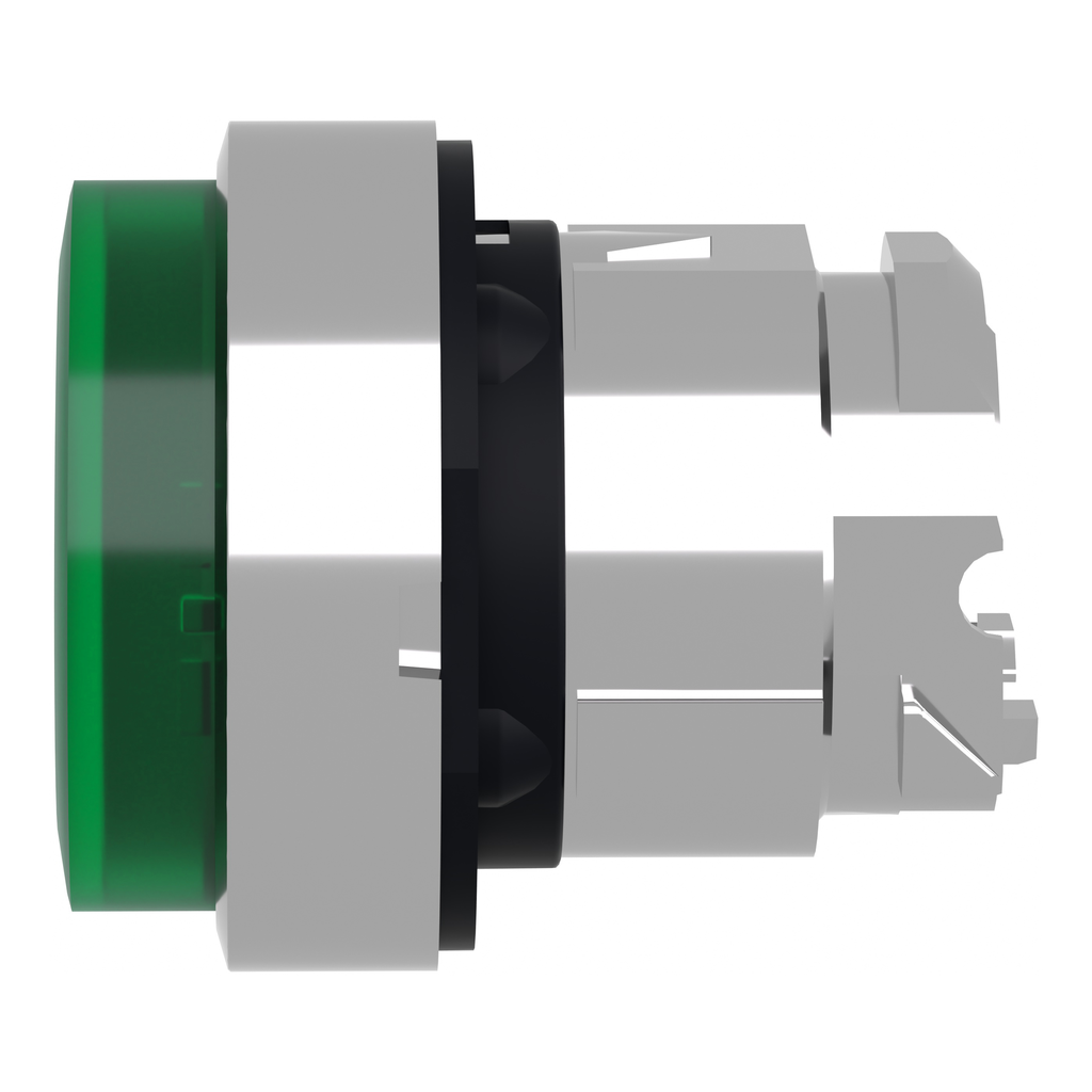 Harmony XB4 - tête bouton pousser-pousser lumineux - Ø22 - dépassant - vert