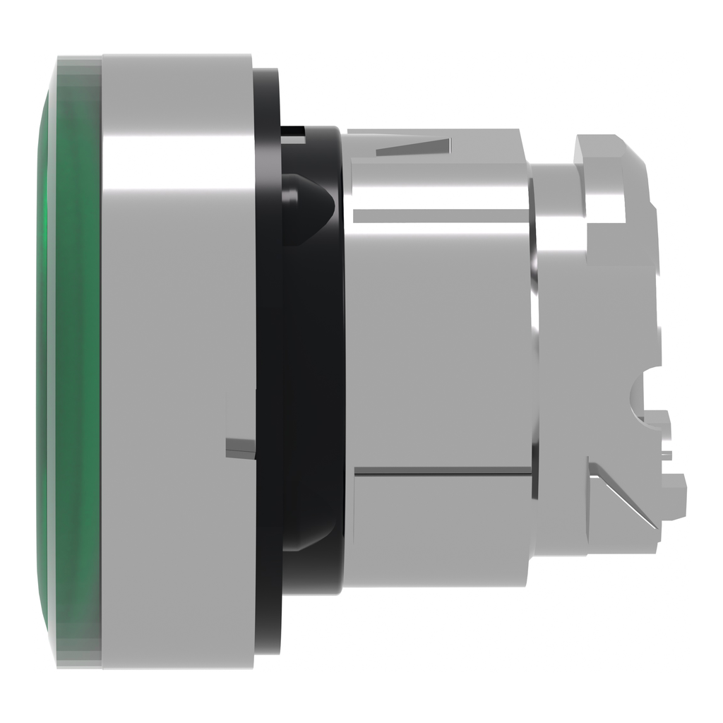 Harmony XB4 - tête bouton poussoir lumineux DEL - Ø22 - anneau - vert