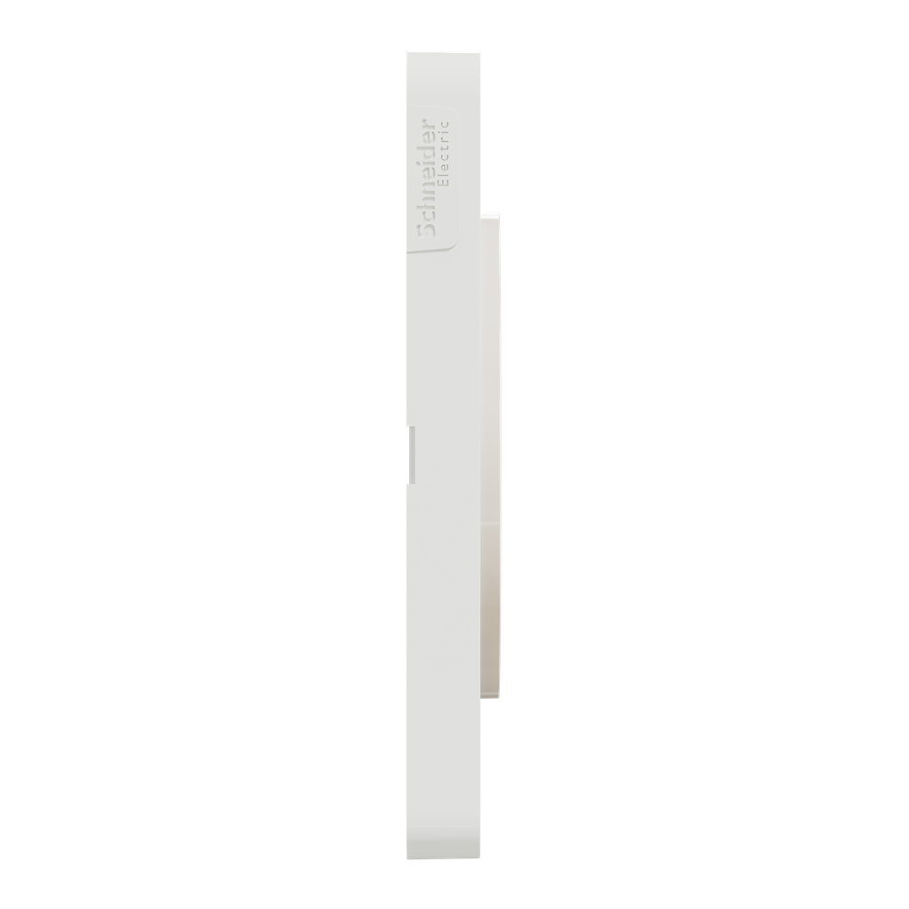 Odace 2011 Touch - plaque 2 postes H/Vt 71mm bois naturel avec liseré blanc