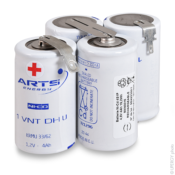 Pack(s) Batterie Nicd 4x D VT 4S1P 4.8V 4.2Ah Fast