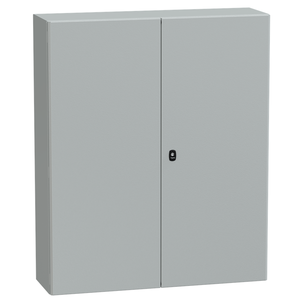 PanelSeT S3D - Enveloppe acier - H1200xL1000xP300 - 2 portes pleines