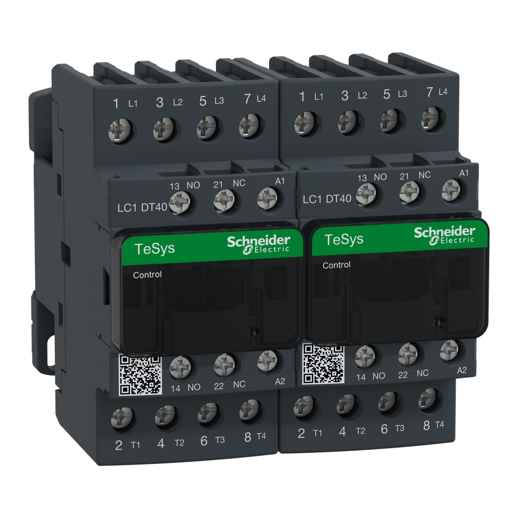 TeSys LC2D - contacteur inverseur - 4P - AC-1 440V - 40A - bobine 220Vca