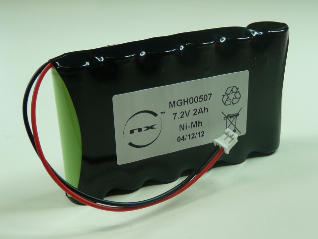 Pack(s) Batterie Nimh 6x AA 6S1P ST1 7.2V 2Ah JST