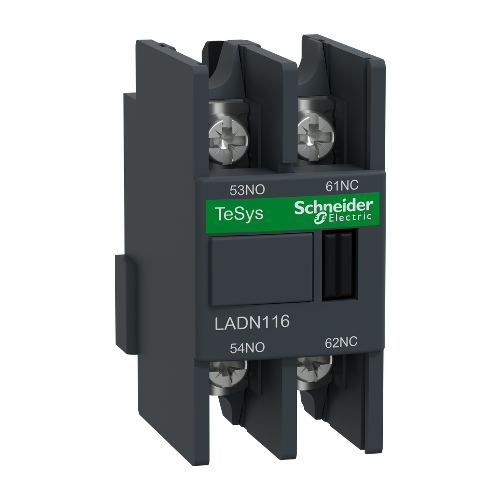 TeSys D - bloc contacts auxiliaires frontaux - 1F+1O - cosses fermées