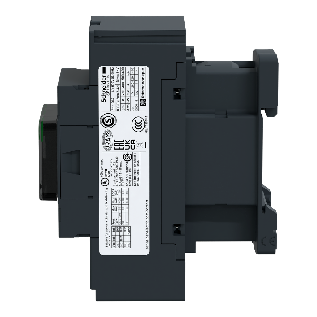 TeSys LC1D - contacteur - 3P - AC-3 440V - 12A - bobine 230Vca