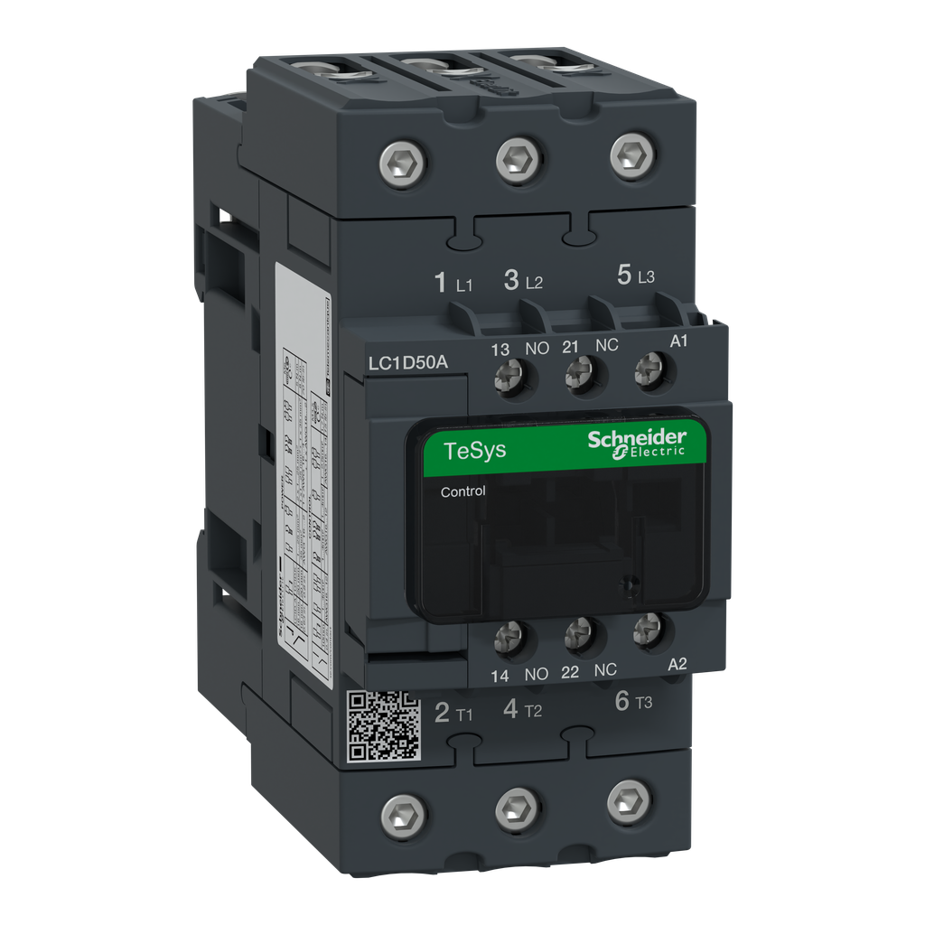 TeSys LC1D - contacteur - 3P - AC-3 440V - 50A - bobine 600Vca