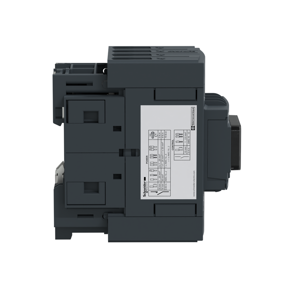 TeSys LC1D - contacteur - 4P - AC-1 440V - 60A - bobine 100Vca