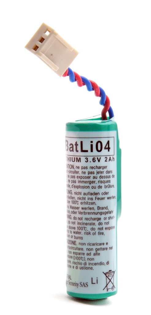 Pile(s) Batterie systeme alarme DAITEM BATLI04 3.6V 2Ah