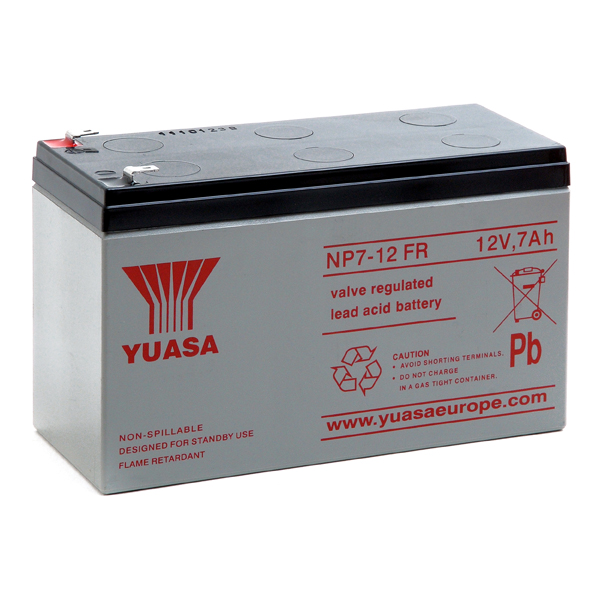 Batterie(s) Batterie plomb AGM YUASA NP7-12FR 12V 7Ah F4.8