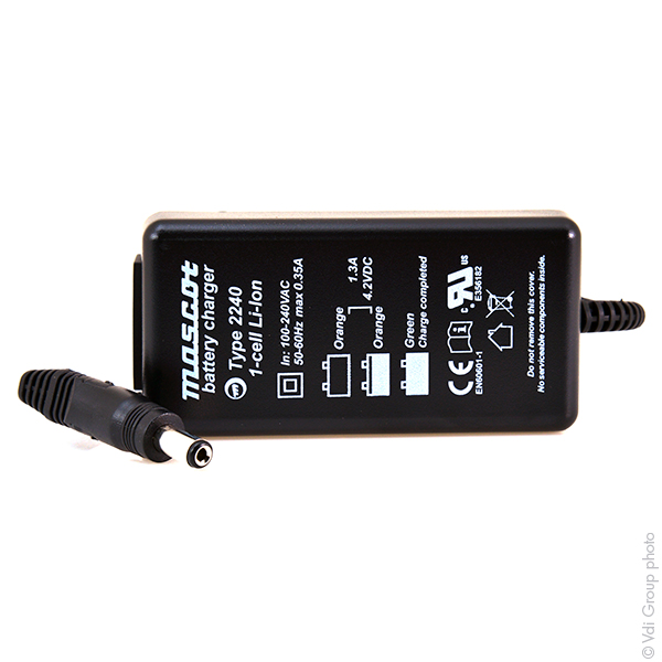 Unité(s) Chargeur lithium-ion Mascot 2240LI 1S 4.2V/1.3A 110-230V