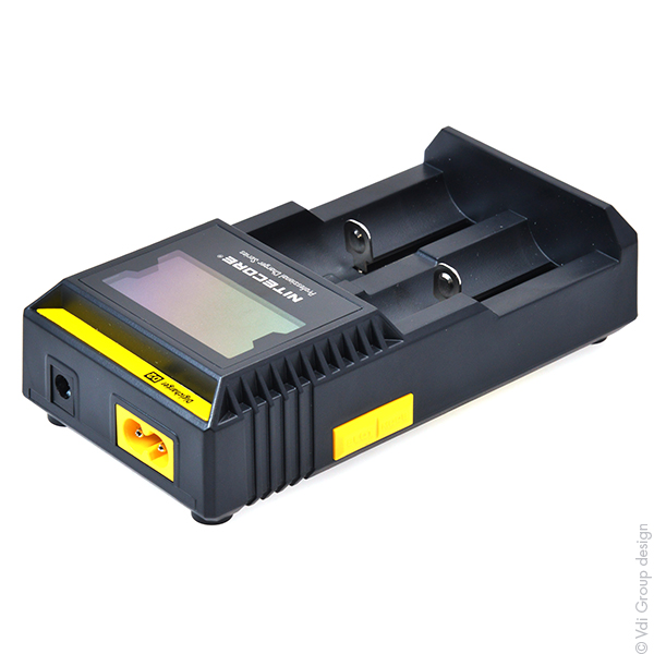 Unité(s) Chargeur Li-ion/Lifepo4/NiMH NITECORE D2 pour 2 accus 18650/18350/16340