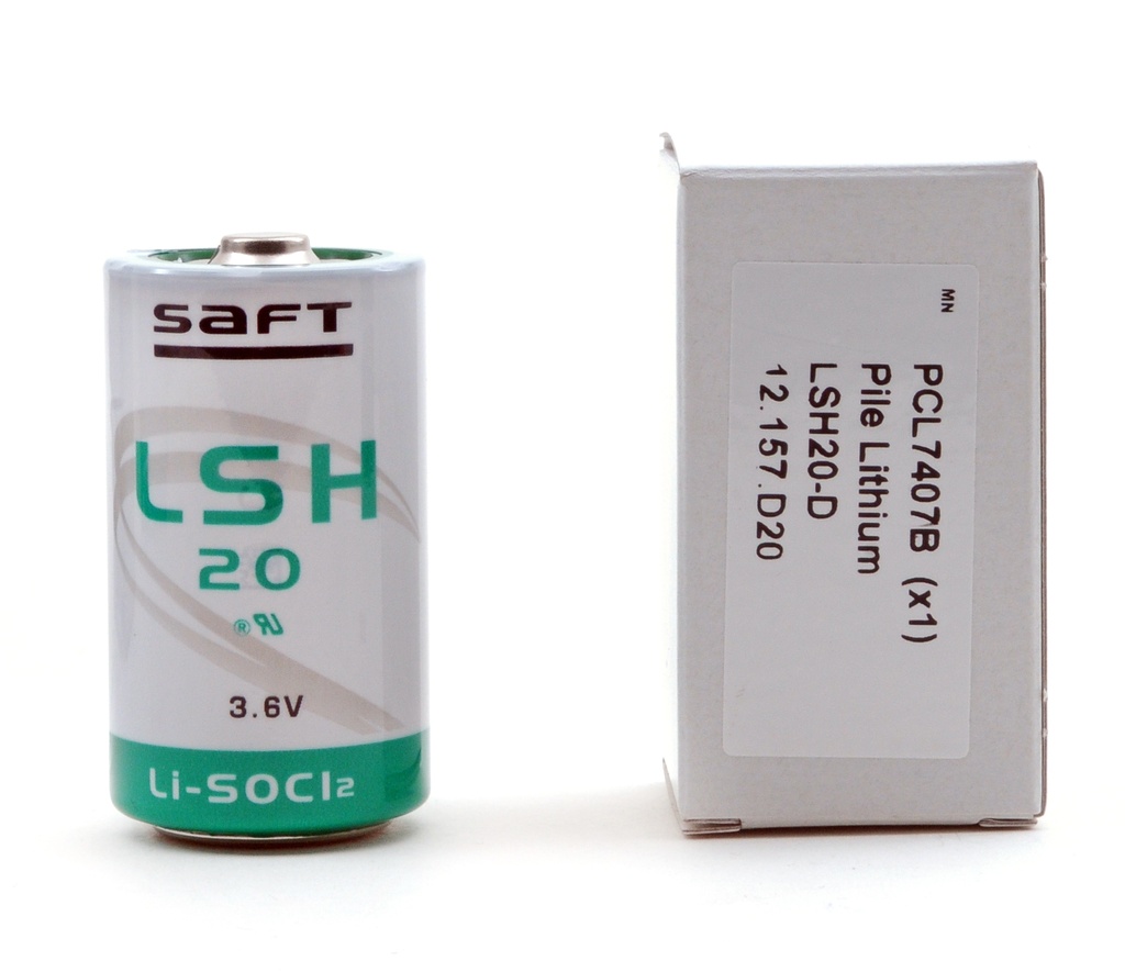 Boîte(s) de 1 Pile lithium LSH20 D 3.6V 13Ah