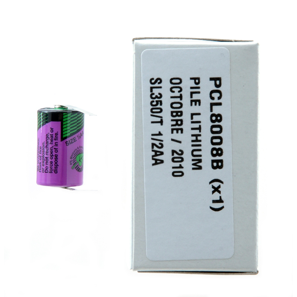 Boîte(s) de 1 Pile lithium SL-350/T 1/2AA 3.6V 1.2Ah T2