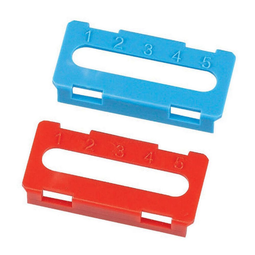 Jeu de capots pour support de bornes, CL4, bleu
