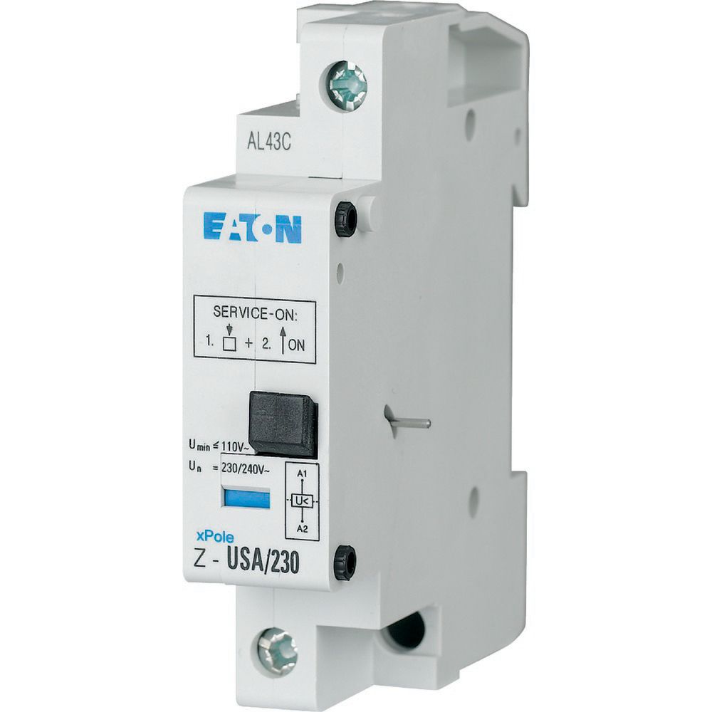 Déclencheur à manque de tension, 230 V, instantané, 1 module
