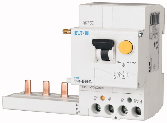 Bloc diff. PBSM 4X63A 30MA /AC