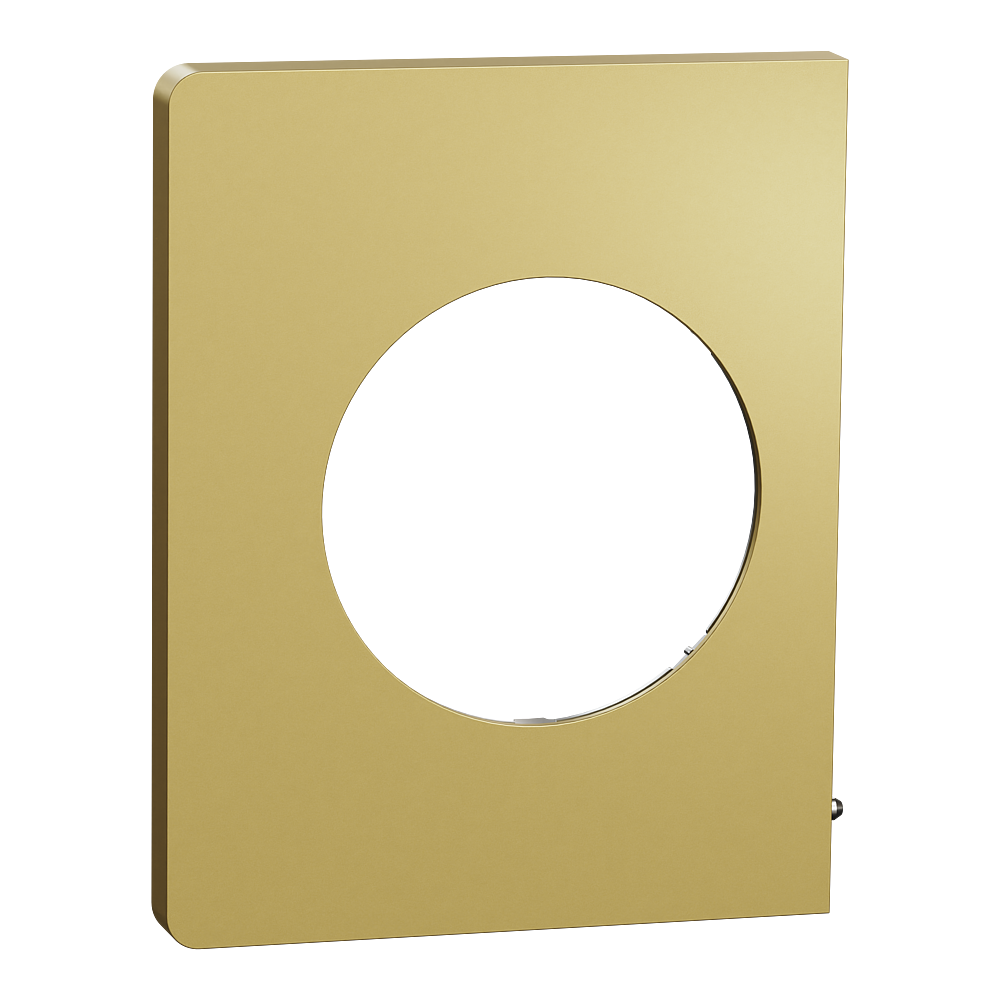 Odace Architecte - plaque de finition latérale - effet Laiton