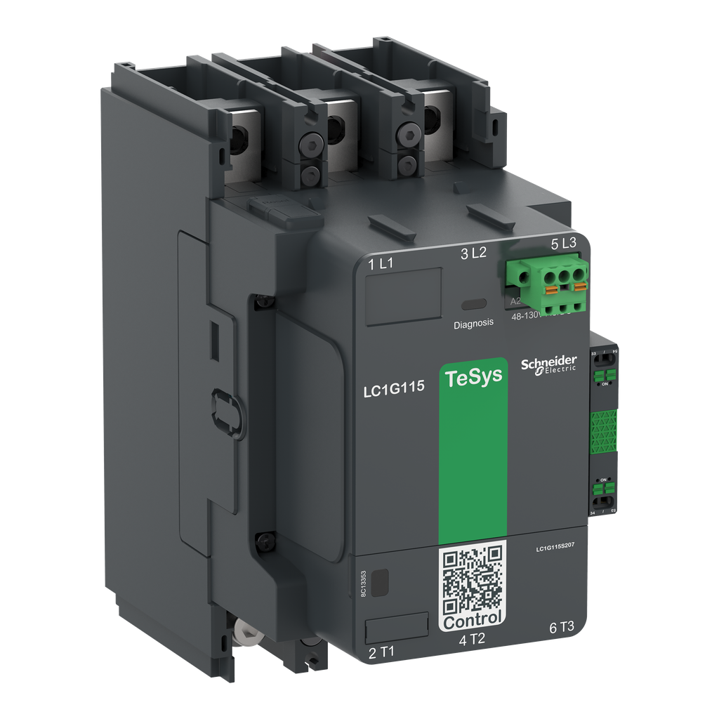 Contacteur TeSys LC1G 225A 440V 3P AC3 Standard 48-130V AC-DC  ferroviaire
