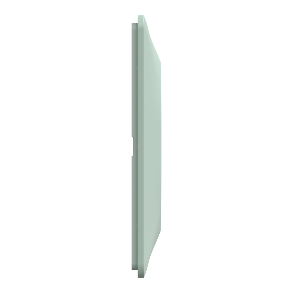 Ovalis - Plaque de finition - 3 postes Horizontal - entraxe 71mm - Sauge