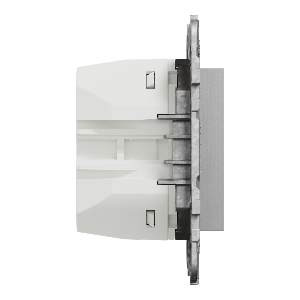 Unica - prise chargeur USB - C 65W forte puiss - 2 mod - alu - méca support fix