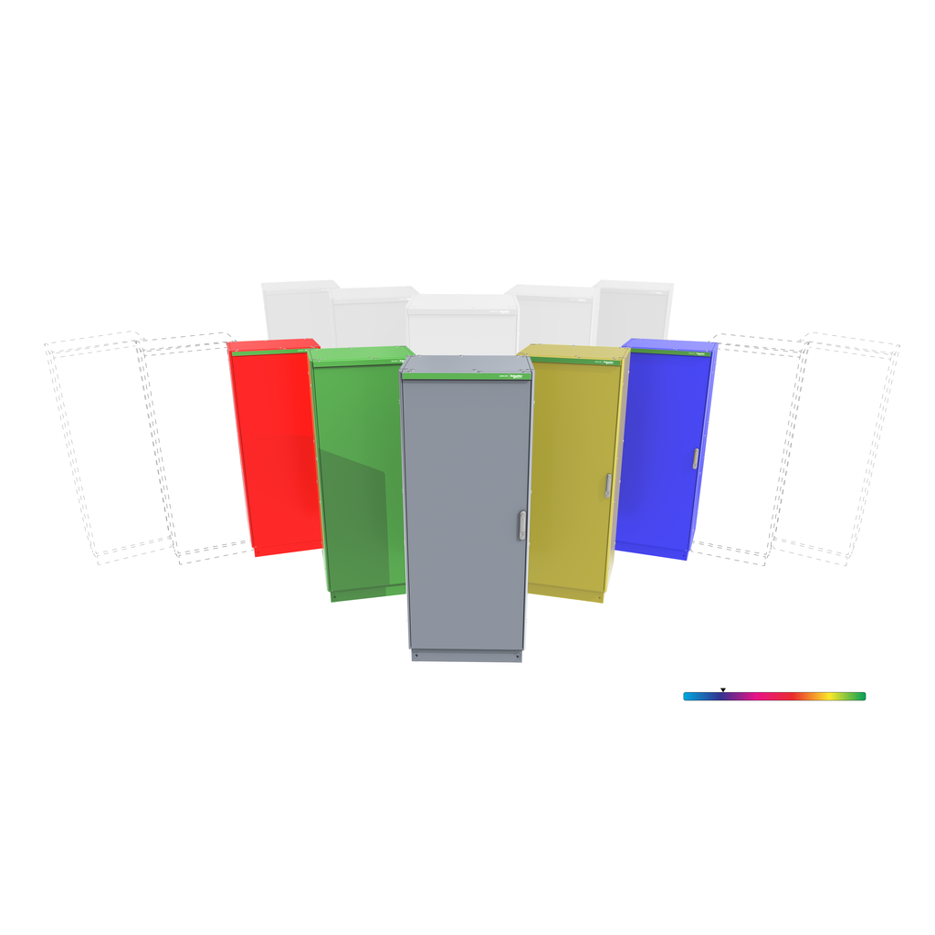PrismaSeT P - Ossature L300 P600 - Peinture satin RAL spéciale