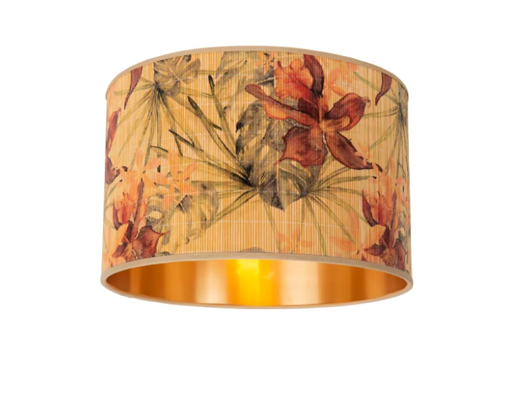 TANSELLE Plafonnier-Multic.-Ø40-1xE27-60W-Bambou