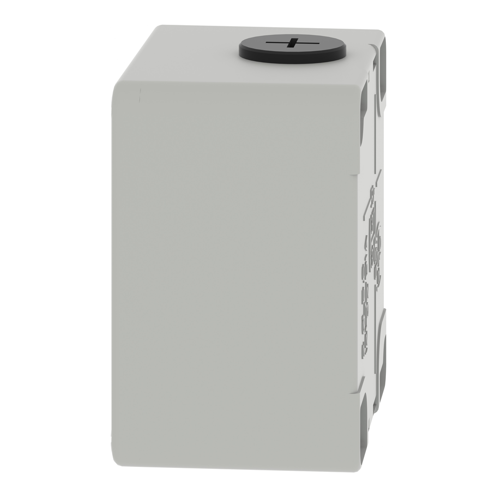 Boite métal vide grise - M20 x2 - non percée - 80x80x51,5 mm - UL cULus