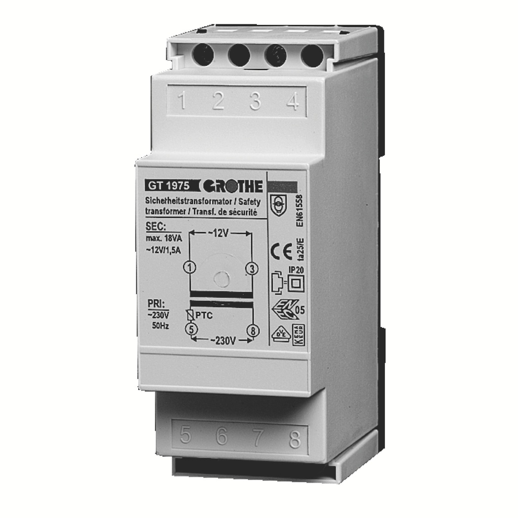 Transfo 8V 1 A pour systèmes URMET