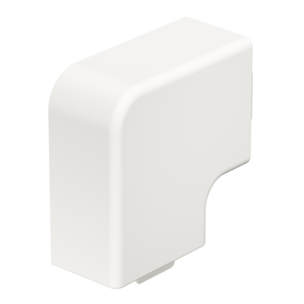 Angle plat 25x40mm Chlorure de polyvinyle blanc pur RAL 9010