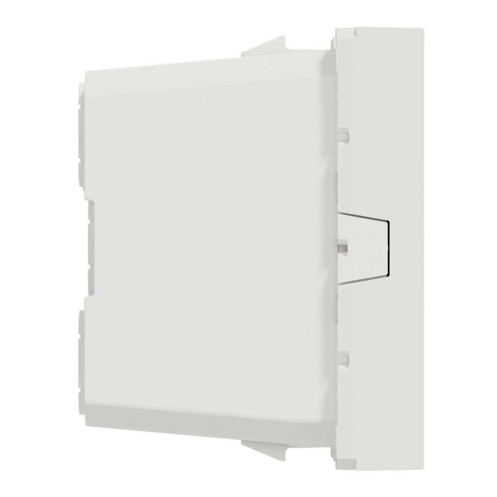 Unica - prise standard italien - 16A - 2P+T - 1 mod - Blanc - méca seul