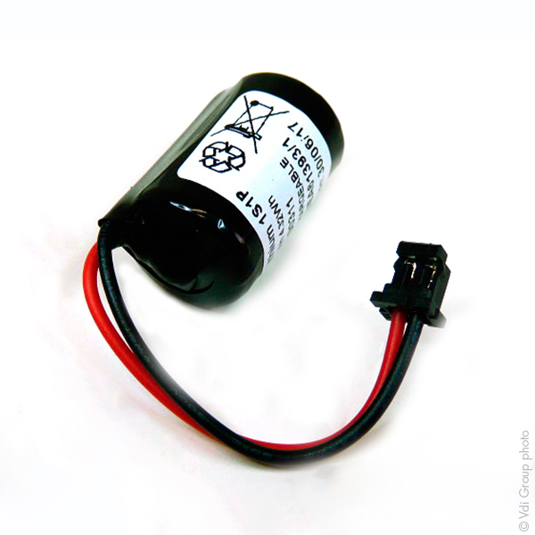 Pack(s) Batterie lithium LS14250 1/2AA 3.6V 1.2Ah HIROS