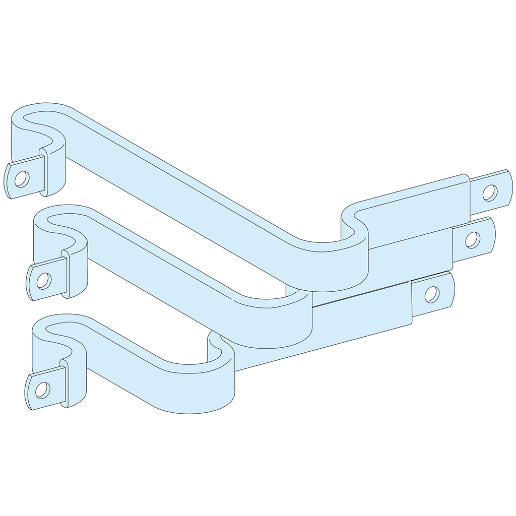 PrismaSeT P - Liaison JdB.V NSX100/250 - horizont. fixe Cde rot.-3P