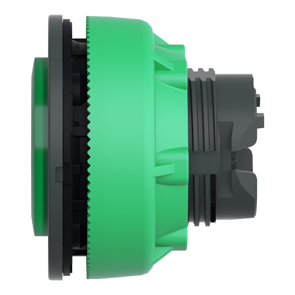 Harmony XB5 - tête bouton poussoir lum DEL - flush - dépassant - vert