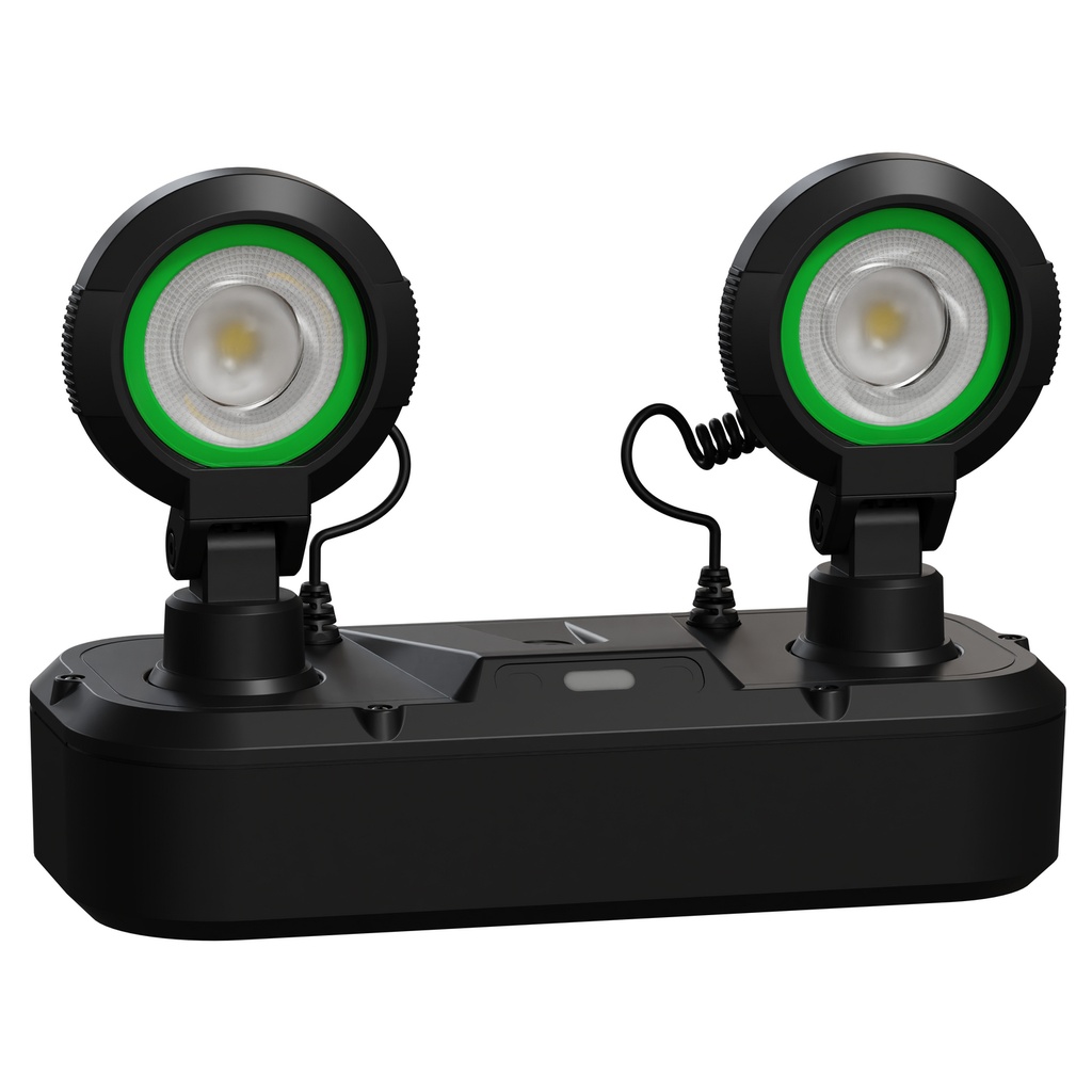 Exiway Smart DUO - Bloc à phare - LED 2 x 1200lm - IP65 - LIFePO4