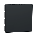 Unica - obturateur - 2 modules - Anthracite - mécanisme seul