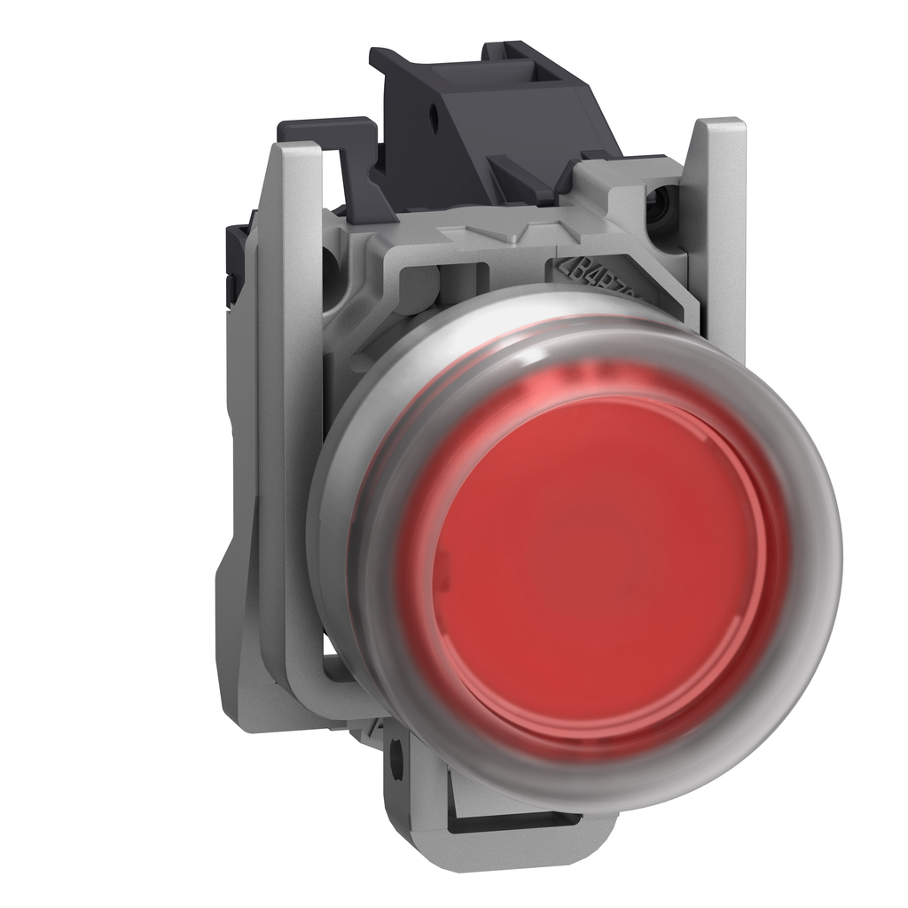 Harmony XB4 - bouton poussoir à impulsion Atx gaz - Ø22 - pour étiq - rouge - 1O