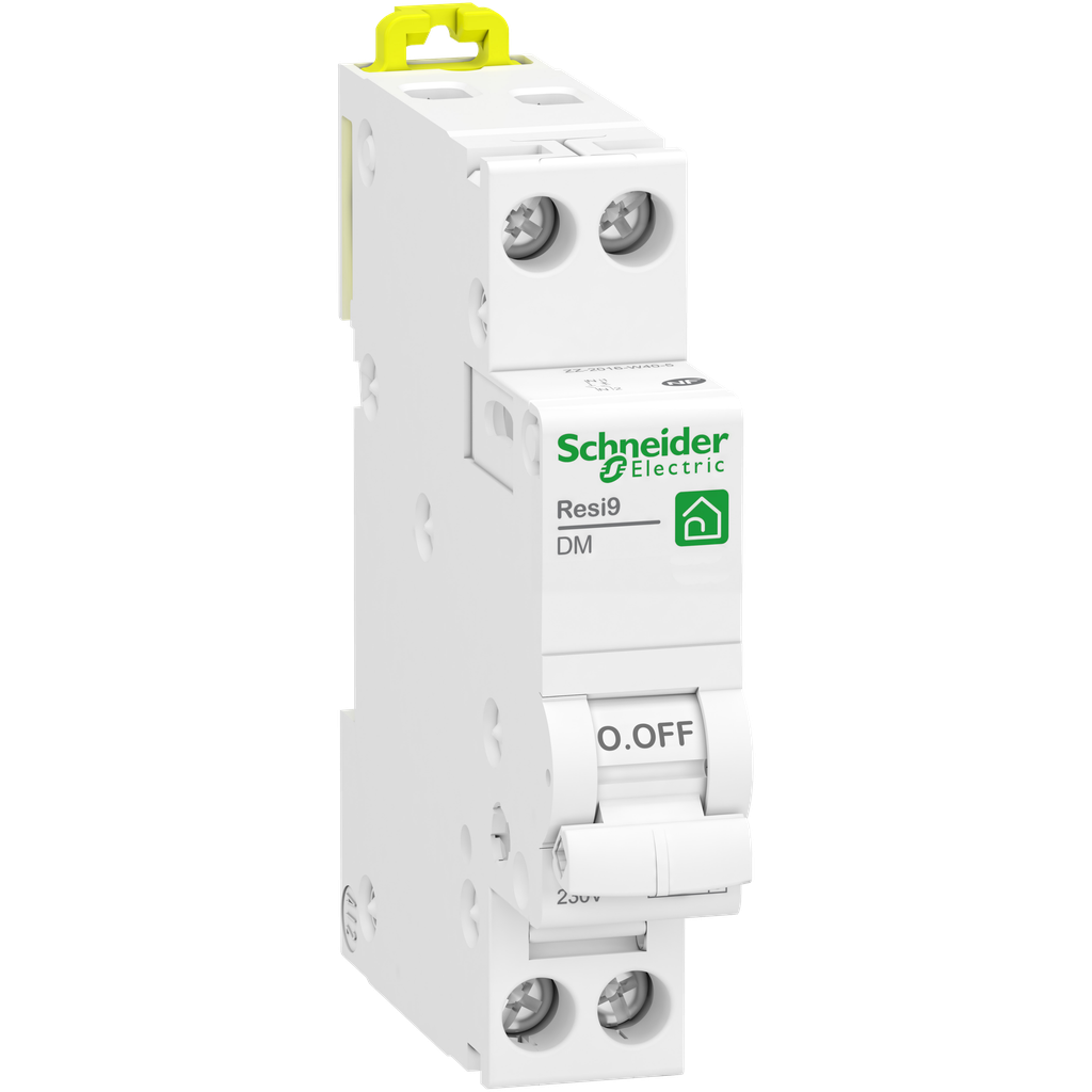 Resi9 - disjoncteur modulaire - 1P+N - 10A - courbe D - peignable