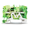 TOPJOB®S : Borne de protection 2C / 4 (6) mm² / Vert-Jaune