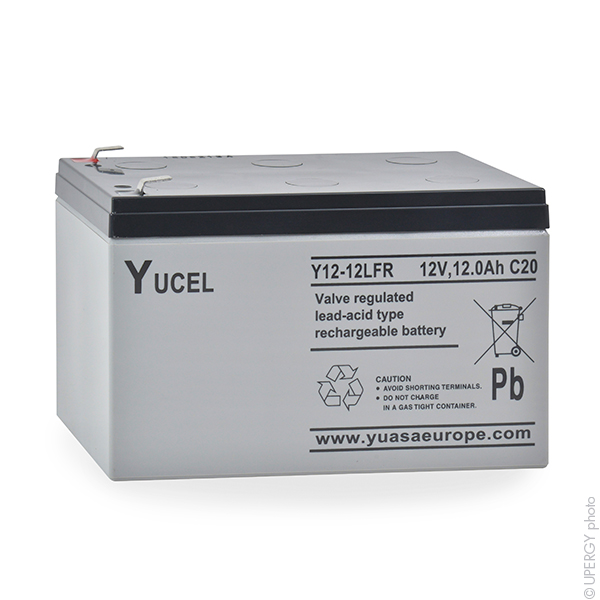 Batterie(s) Batterie plomb AGM YUCEL Y12-12 FR 12V 12Ah F6.35