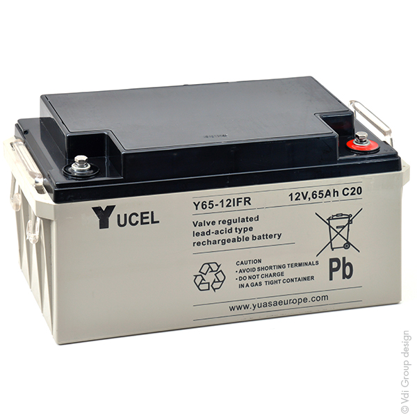 Batterie(s) Batterie plomb AGM YUCEL Y65-12IFR 12V 65Ah M6-F