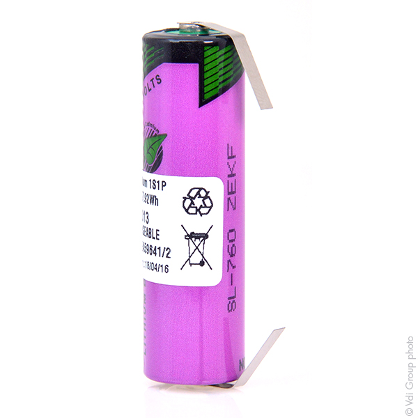 Pile(s) Pile lithium SL-760/T AA 3.6V 2.2Ah T2